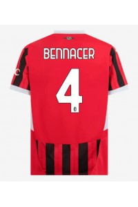 Fotbalové Dres AC Milan Ismael Bennacer #4 Domácí Oblečení 2024-25 Krátký Rukáv